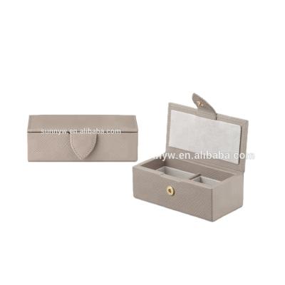 China Wholesale Custom Gift PVC Leather PU Box Gift Case Jewelry Storage Packaging Box for sale