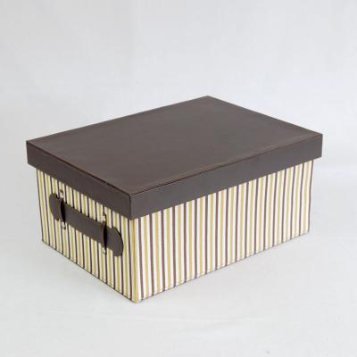 China PVC Fabric Household Organizer Storage Box Home Storage Containers Viable Customized Leather Trash Bins for sale