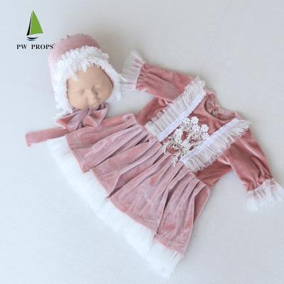 China Unique Style 100% Cotton High Quality Knitted Fabric Baby Clothes For Baby Photography for sale