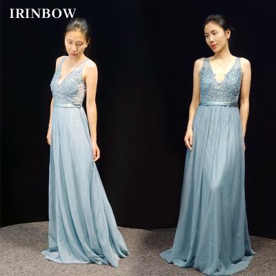 China IRINBOW DD22010W Dry Cleaning Navy Blue Bridesmaids Dress Navy Blue Bridesmaids Dresses Arabic Wedding Dresses for sale