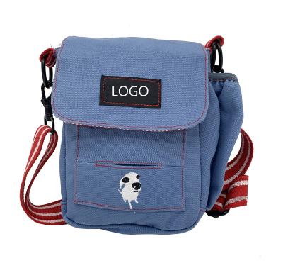 China Promotional Single Shoulder Bag Mini Crossbody Messenger Bags Custom Canvas Handbags Men Women Phone Sling Bag for sale