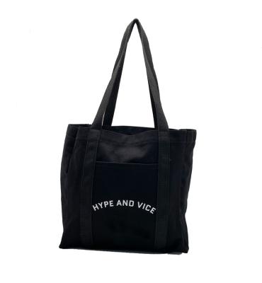 China OEM Tote Bag Plain Natural Organic Handled Tote Shopping Cotton Bags With Reusable Cotton Canvas Custom Logo for sale