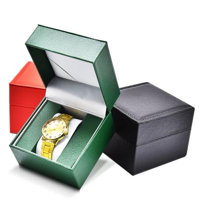 China Lxuxury factory wholesale price brand new luxury packaging box design watch packaging high end leather material display box for sale