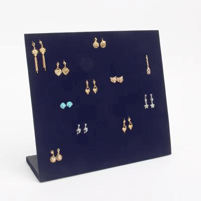 China New Product Velvet Jewelry Earrings Necklaces Bracelets Jewelry Display Rack Smooth Bracket Dish for sale