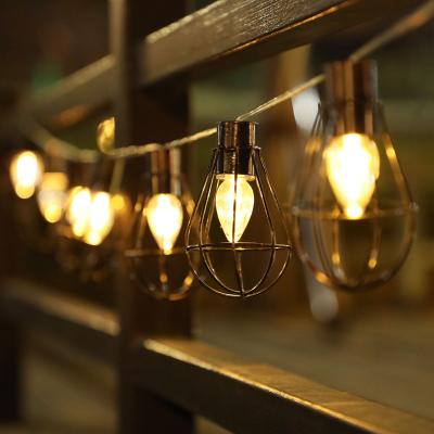 China String Connection Good Quality LED Festoon Lighting Vintage Patio Globe 15.5ft Light Popular Convenient Solar Outdoor String Light for sale