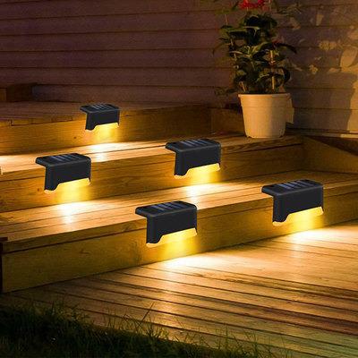 China Outdoor Solar Garden Light Steps Waterproof Garden Solar Led Platform Lights Path Stairs Step Fence Lamps Solar Brick Step Light for sale