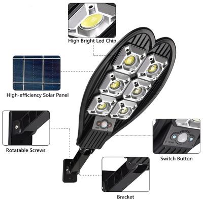 China ROAD Solar Street Light 5000Watts 108COB LED PIR Motion Sensor Solar Lamp Remote Control Waterproof for Garden Security Wall Light for sale