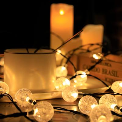 China Ball New 4 colors LED string Lights Christmas room decoration outdoor scene lights for sale