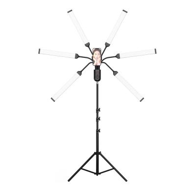 China Foldable LED Fill Lamp Video Light Panel Photography Lighting Live Stream Photo Studio Light With Stand EU US Plug for sale