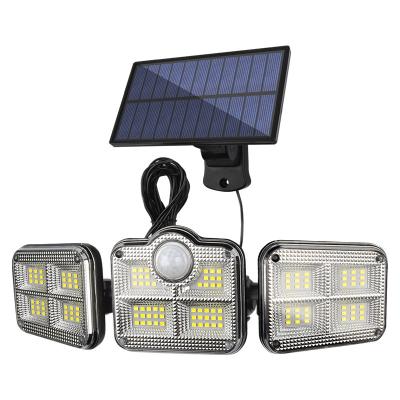 China Garden Super Bright Solar Lights 122led IP65 Waterproof Outdoor Indoor Solar Lamp With Adjustable Head Wide Lighting Angle for sale