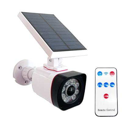 China Tempered Glass Garden Light Monitoring Dummy Security Camera Simulation Solar Power Lights Human Body Induction Courtyard Lamp Street light for sale