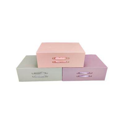 China Materials Direct Sales Recycled Cheap Paper Jewelry Boxes With Ribbon Gift Box for sale