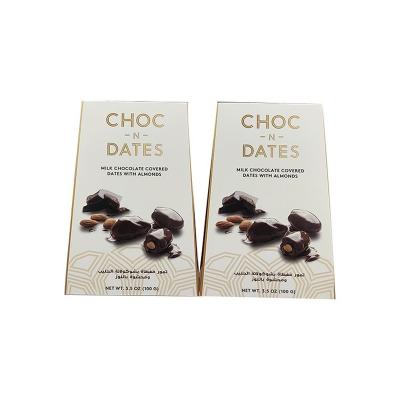 China Recycled Materials Factory Direct Recycled Chocolate Bar Packaging Customize Craft Paper Box for sale