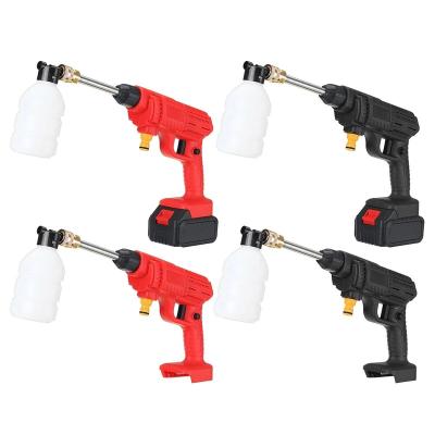 China ABS 2000W 90Bar Car Wash Cordless High Pressure Rechargeable Car Wash Water Gun Electric Foam Machine For Makita 18V Battery for sale