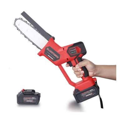 China 2-Stroke Mini Chainsaw 8-Inch Cordless Electric Portable Household Small Tree Cutting Handheld Chainsaw for sale