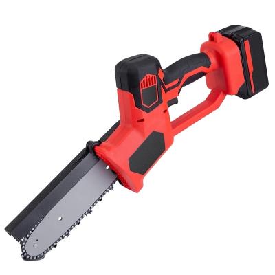 China 2-Stroke 8 Inch Cordless Electric Chainsaw Electric Rechargeable Chainsaw Portable Cordless Saw Woodworking Cutter Tool With Manual for sale