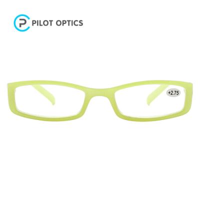 China Wholesale Newest Cheap Price Custom Cute Pilot Slim Optical Near Eye Reading Glasses for sale