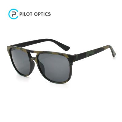 China Fashion Sunglasses Pilot Optics Boys New Arrive High Quality Double Bridge Large Military Sunglasses for sale