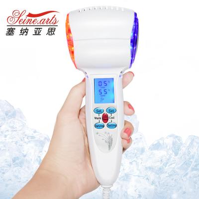 China Face Lift Facial Massager Multifunction Hand Held Wrinkle Removal Beauty Device Hot and Cold Hammer Skin Tighten Face Made in China (LW-057) for sale