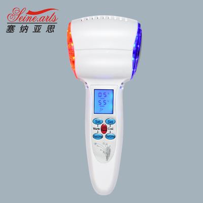 China Hot Facial Cool Vibration Machine Hammer Face Lift Home Facial Massager and Cold Heatand Beauty Equipment with Factory Price (LW-057) for sale