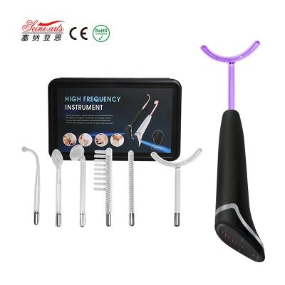 China Skin Tightening Personal Black Beauty Care 15V High Frequency Facial Vibration Galvanizing Microcurrent Galvanic Skin Firming Machine (LW-058) for sale