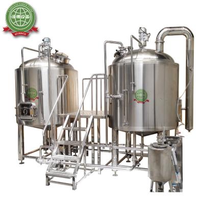 China SUS304 or copper electric/steam flame beer heating machine brewery direct factory beer making manufacturing equipment for sale