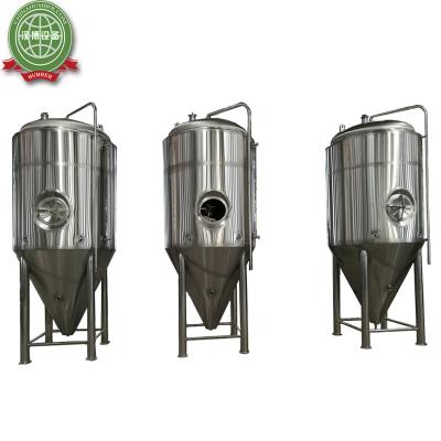 China SUS304 Or Copper Steam Heating / Electric / Direct Fire Brew House Cooled Stainless Conical Fermenter for sale