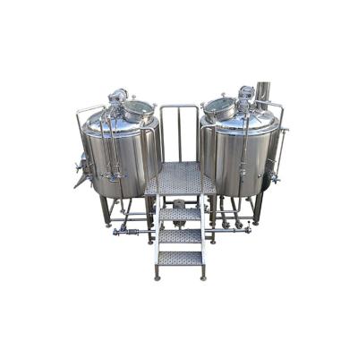 China SUS304 or electric/steam copper direct flame heating 200l brewing equipment beer machine for pub brewing for sale