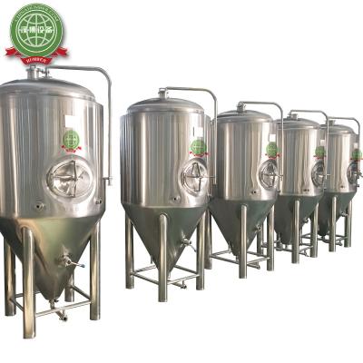 China 304stainless Equipos Para Cerveza Artesanal Conical Glycol Jacket Fermenter for sale