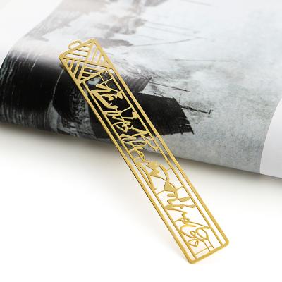 China China Gold Cut Words Hot Selling Bookmarks For Students for sale