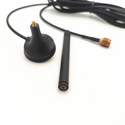 China Magnetic PC+ABS LoRa IOT PC+ABS Antenna 2.5dBi 178-210MHz 470-860MHz with SMA-Male Connector for sale