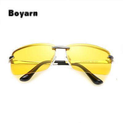 China Boyarn Hot Selling Men's Car Driver Sunglasses Anti-glare Night Vision Glass Polarizer Sunglasses Men Driving Sun Glasses Male Sun Glasses Accessories for sale