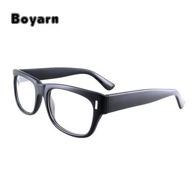 China For Fashionable Black Full-rim Plastic Prescription Glasses Reading Glasses Frames Spectacle for Men and Women Eyewear for sale