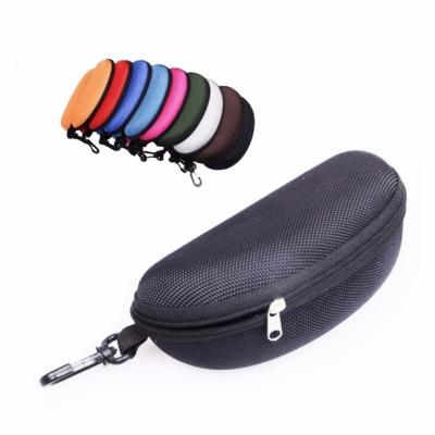 China Luxury Case 2021 New Boyarn Glass Zipper Sunglasses Case Portatives Sun Case Case Eco-friendly Exquisite Protector Hard Bag for sale