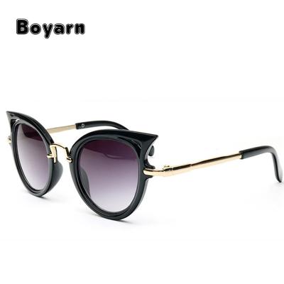 China Fashion Sunglasses Kids Cat Eye Sunglasses Leopard Frame Brand UV Shading Cute Glass Candy Color Celebrity Party Eyewear Girls Boys H125 for sale