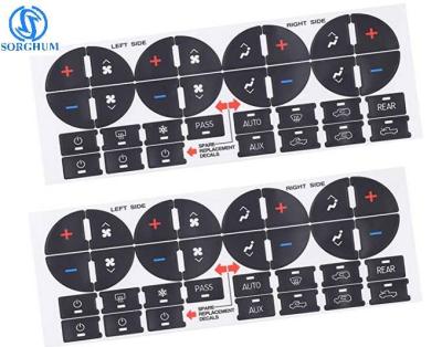 China Sierra 2007-2013 Button Stickers AC Knob Repair Kit Decal Stickers For Chevrolet GMC Tahoe for sale