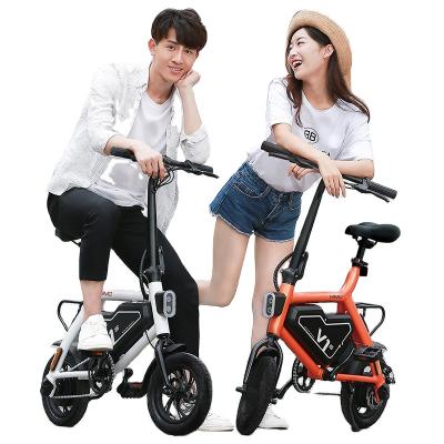 China Original XiaoXIMOmi Steel Electric Bike HIMO V1S 250W Folding 12inch Folding 12inch Bike Lithium Battery Smart DC Brushless CE for sale