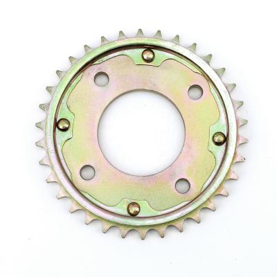 China 45# Motorcycle Accessories Motorcycle Sprocket Kit / Motorcycle Transmission / Motorcycle Steel Chain Sprocket for sale