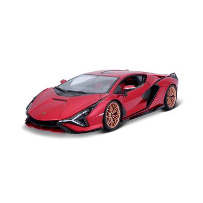 China Toy Bburago 1:18 Lamborghini Si-ngan FKP 37 Sports Car Static Red Die Cast Die Cast Vehicles Car Toys For Collectible Model Collection 11046 for sale