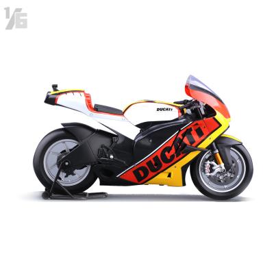 China Toy Maisto Diecast 1/6 Scale Model Motorcycles Ducati Motorcycle Racing Germanyk Simulation Alloy Motorcycle Hot Selling Model Flag for sale