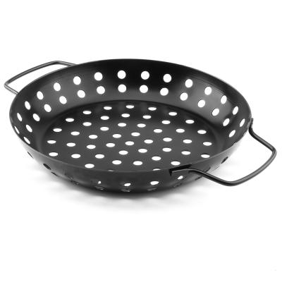 China 3721 Non-stick Barbecue Grilling Vegetable Basket Barbecue Steel Accessories Grill Grill Baskets for sale