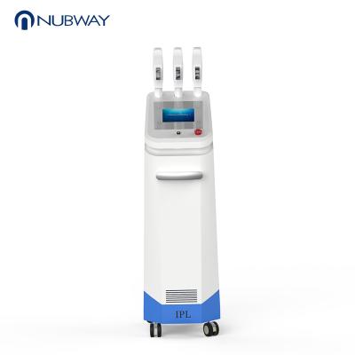 China Professional shr super hair removal e-light ipl rf nd yag laser multifunction machine for sale