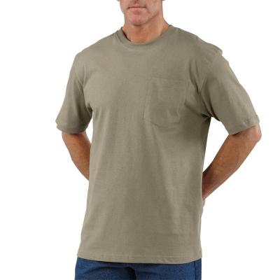 China Anti-pilling Mens Heavy Weight Shortsleeve Loose Fit Pocket T-Shirt for sale