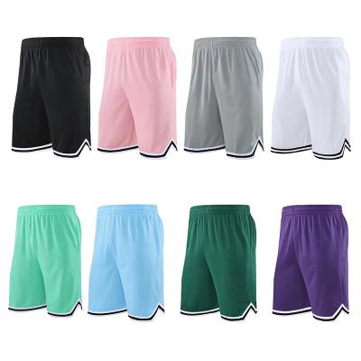 China Breathable Custom Design Your Own Plain Unisex Sublimated Youth Basketball Shorts for sale