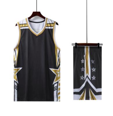 China Team Set Basketball Jersey Uniforms Custom Made Wholesale High Quality Breathable for sale