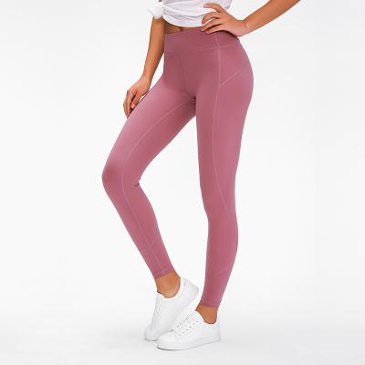 China Viable Hot Selling Colorful Sports Clothing Waist Yoga Fitness Yoga Tight Breathable Diet Tight Pants Legging For Women for sale