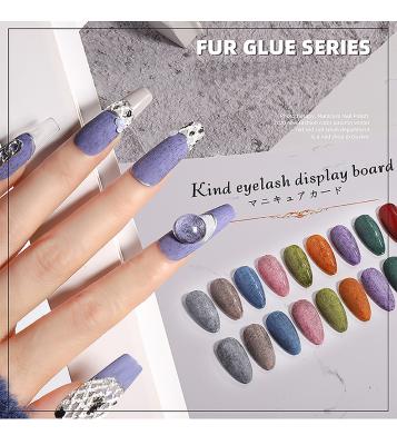 China Wholesale Nail Salon Fur Girls Nail Polish Glue Matte Glossy Sealing Glue Universal Nail Polish Glue Porcelain for sale