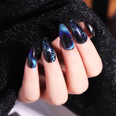 China Nail Salon Phantom Galaxy 5D Cat Eye Permanent Glue Two Color Catch Nail Gel Polish Kit Nail Polish for sale