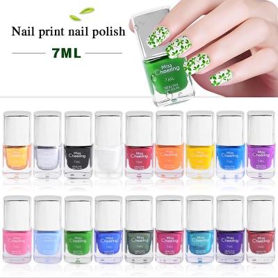 China Nail salon all new style printing template tool printing set 7ml oil stamping nail polish cutex nail polish for sale