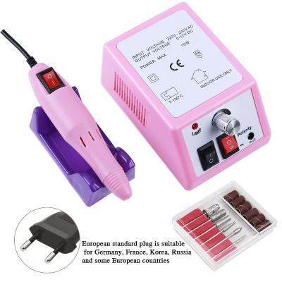 China Factory Direct Sale Box 20000 Fingernail Fingernail+foot rpmremover Red Electric Nail Drill Salon Professional Nail Drill Machine for sale